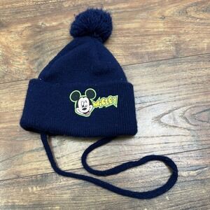 Vintage 1990s Mickey Mouse Disney Knit Beanie Stocking Cap Hat‎ Infant Baby